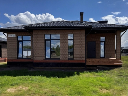 Одноэтажный кирпичный дом 150 м² в Лаишевском районе