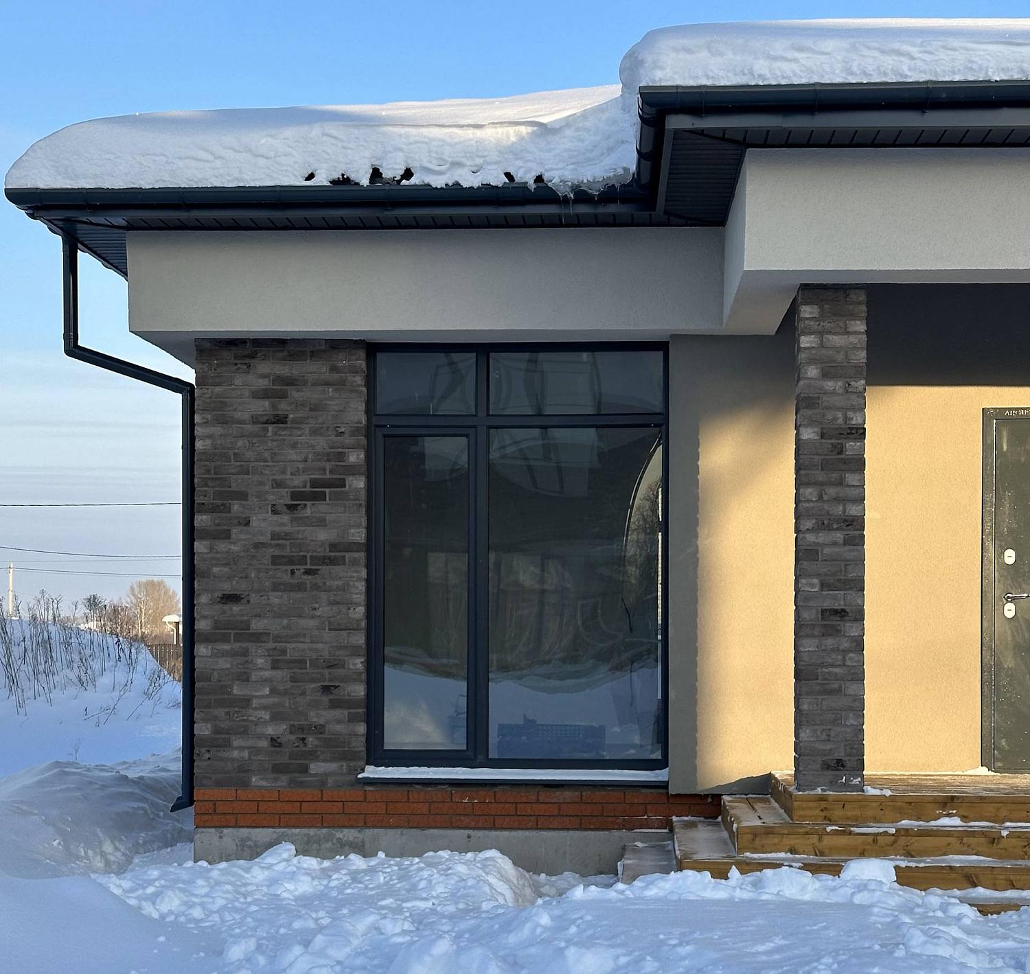 Одноэтажный кирпичный дом 125 м² Высокая Гора